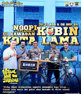 Mau Coba Sensasi Ngopi  Cak Bhabin ? Ada Tawaran Menarik KOBIN di Kawasan Kota Lama Surabaya